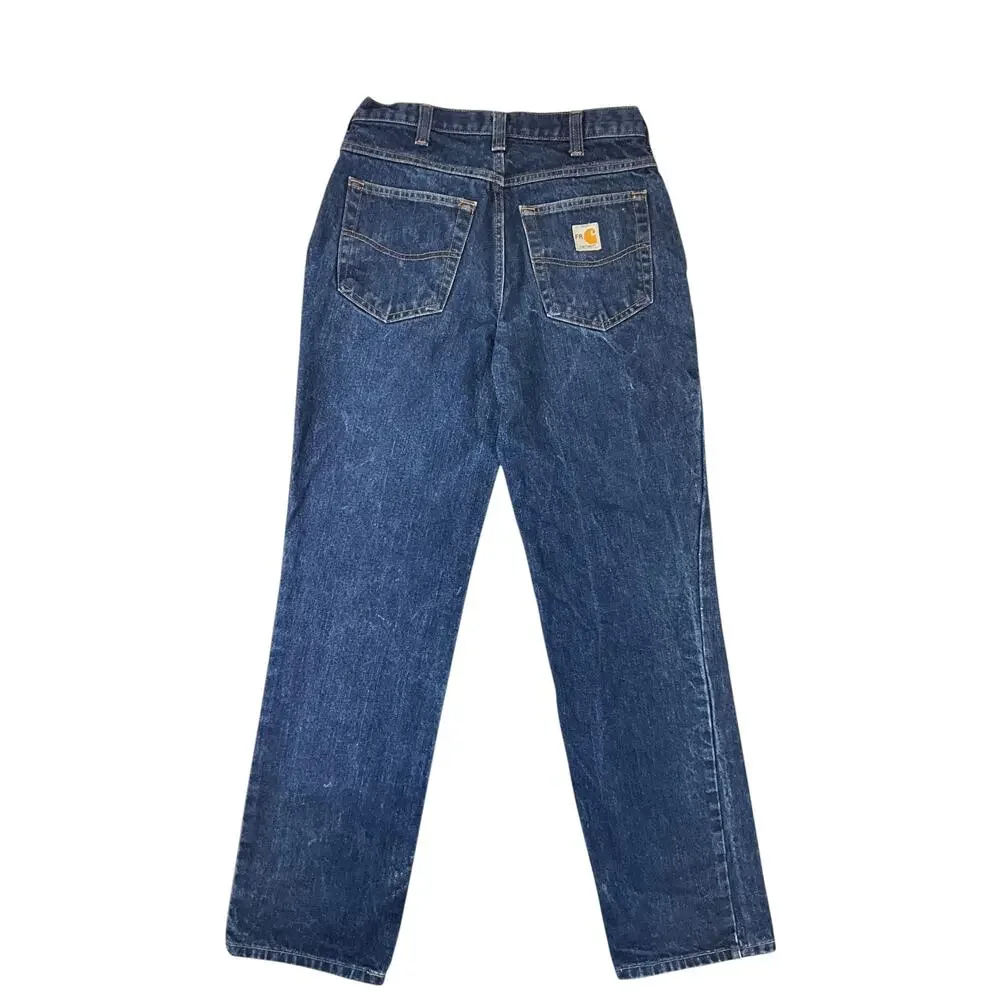 Carhartt FR Men’s Jeans 30x32 Blue Denim Flame Resistant 280-83 Work Pants